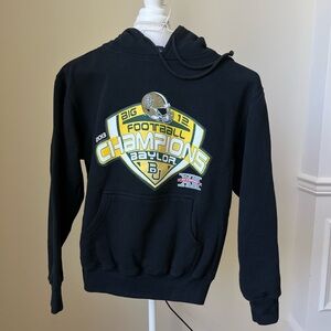 Baylor Football Big 12 Champions 2013 Women’s Blue 84 Black Sweatshirt 84- Small